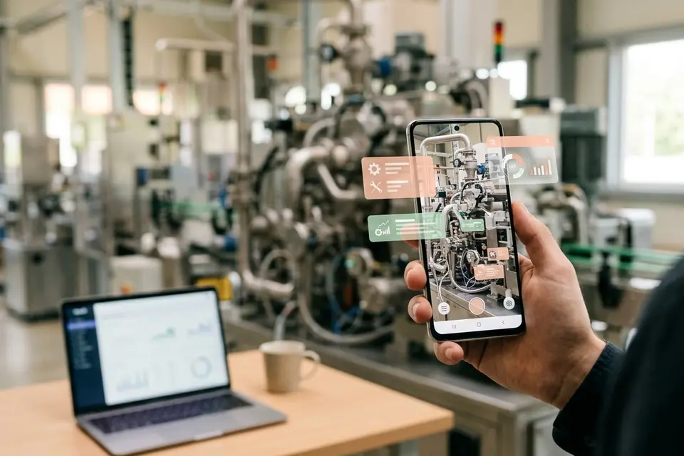 Diagnóstico de máquina com Realidade Aumentada